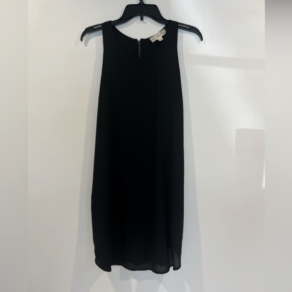 Pink Republic Women’s Little Black Dress Size L Lined Shift Mini Sleeveless